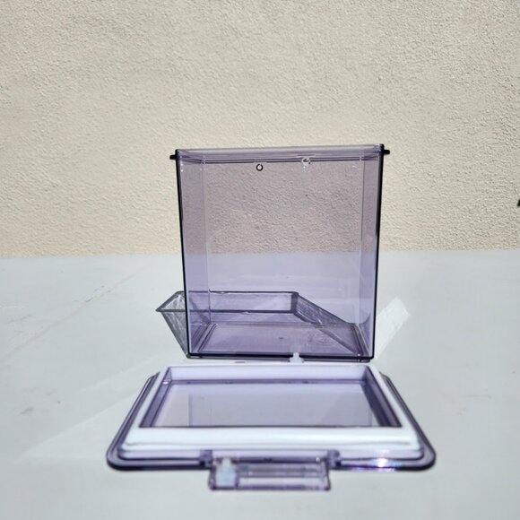 2X The Home Edit Medium Canisters Food Storage Containers Clear 4" x 6" x 6" Pan - Picture 5 of 10